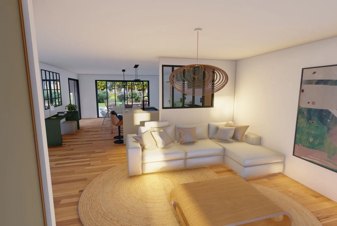Construction maison à Castets près de Bayonne - 130 m² avec garage et prestations modernes 