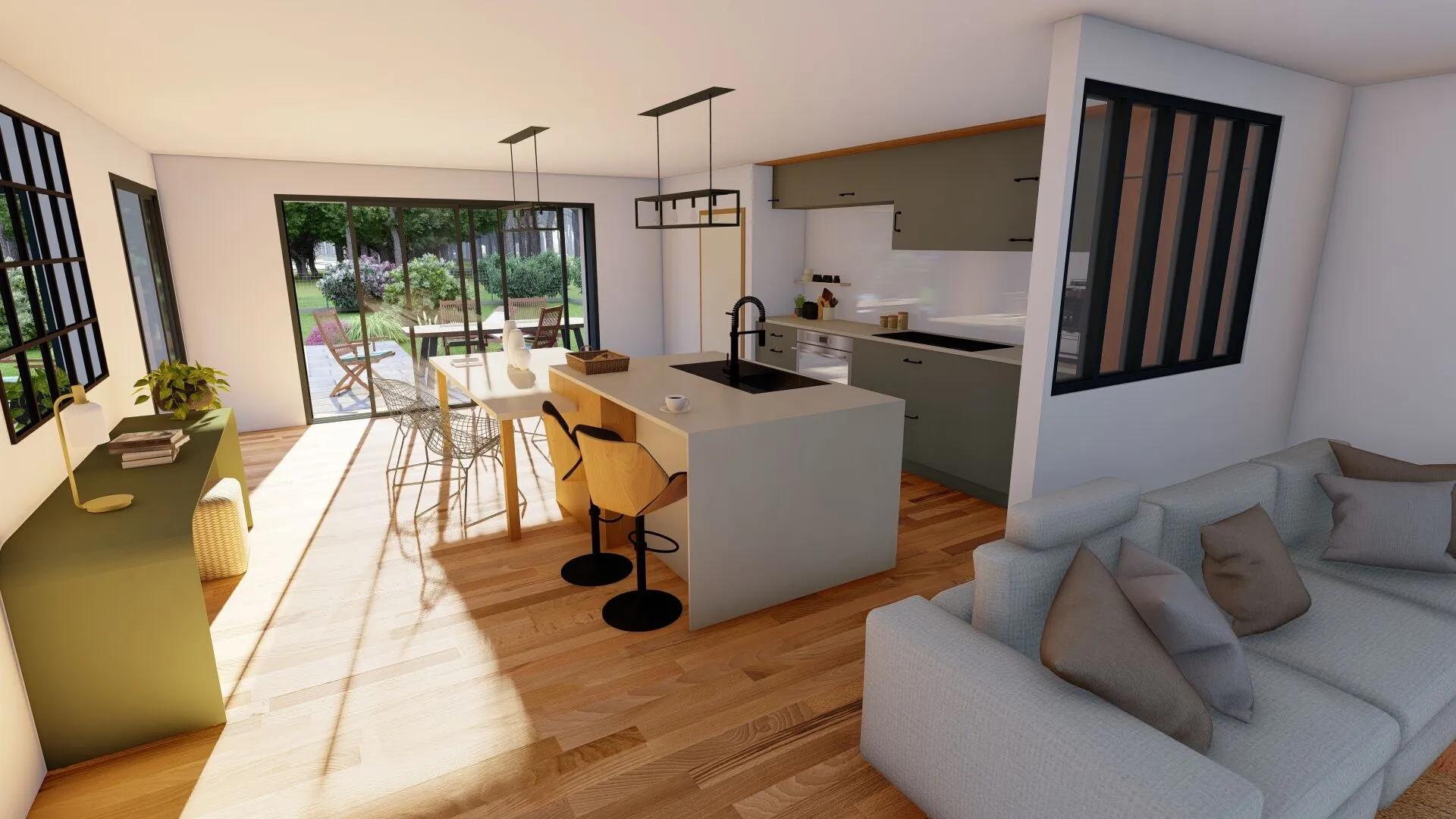 Construction maison à Castets près de Bayonne - 130 m² avec garage et prestations modernes 