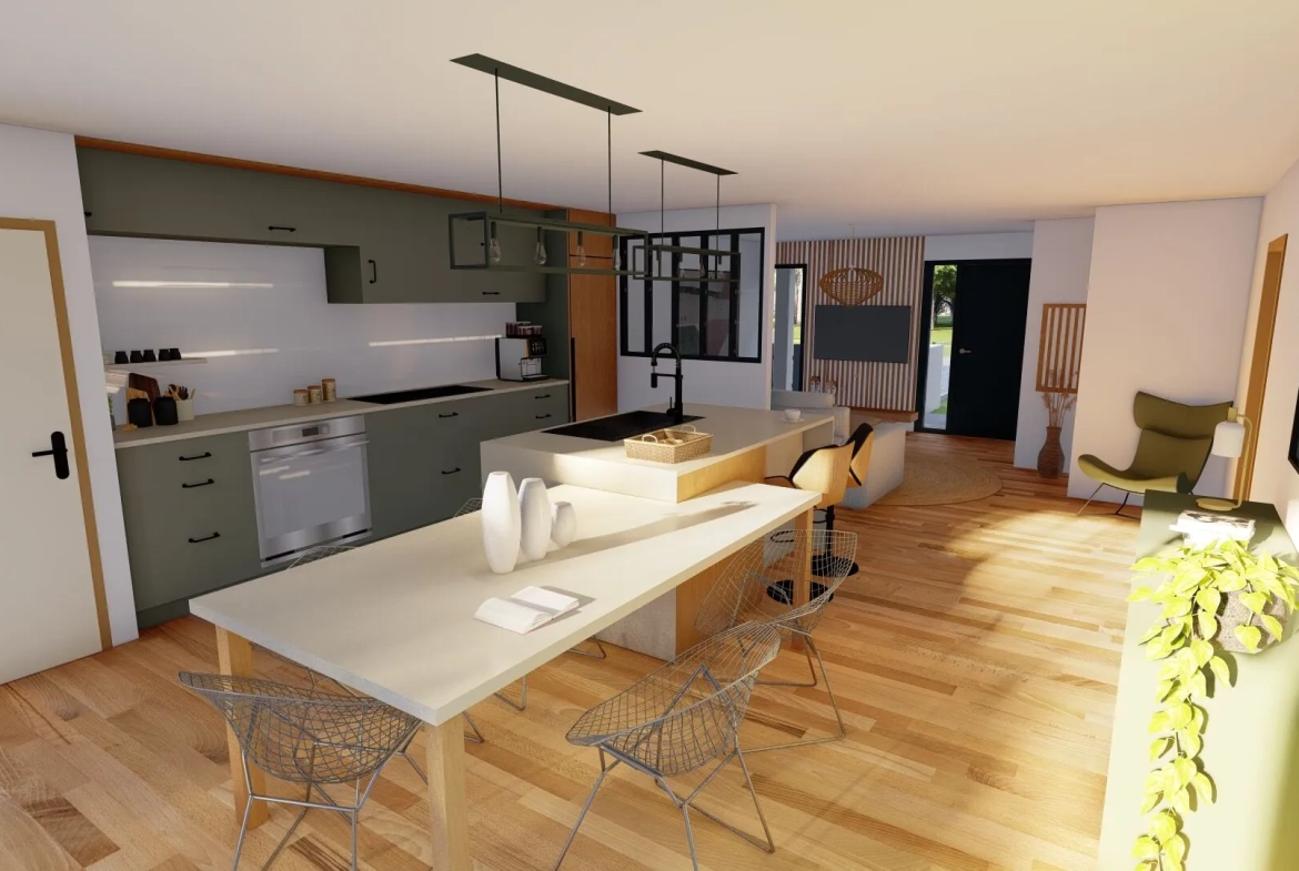 Construction maison à Castets près de Bayonne - 130 m² avec garage et prestations modernes 