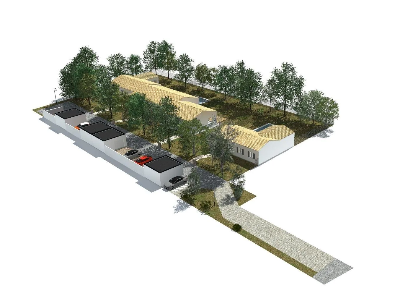 Terrain à bâtir de 725 m² à Bourgneuf, environnement boisé et sécurisé 