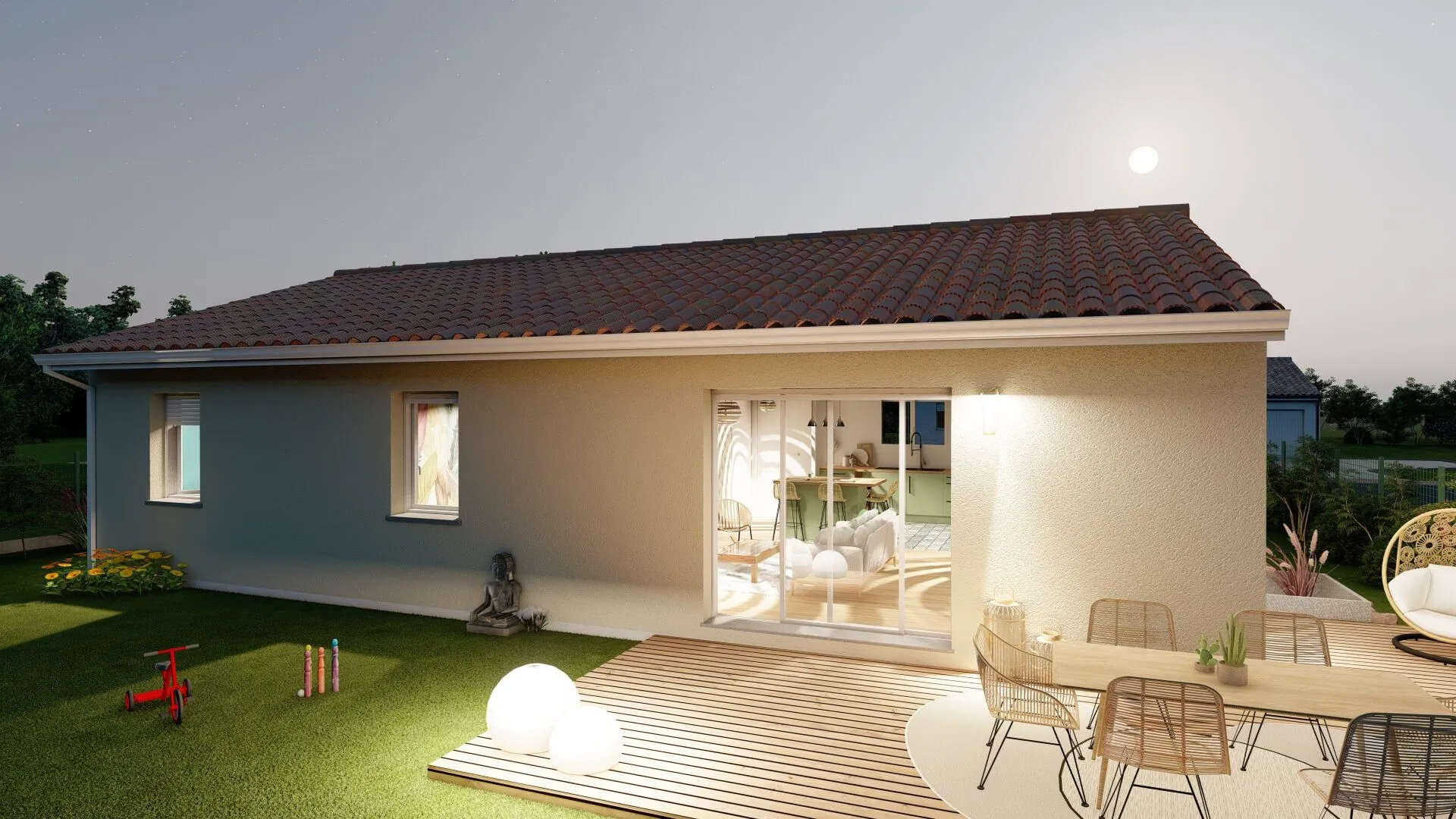 Maison neuve 3 chambres à Trelissac avec garanties et finitions personnalisables 