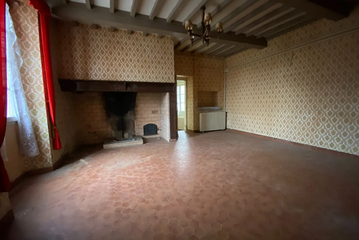 Maison à Asson à rénover avec vue sur les Pyrénées et garage 