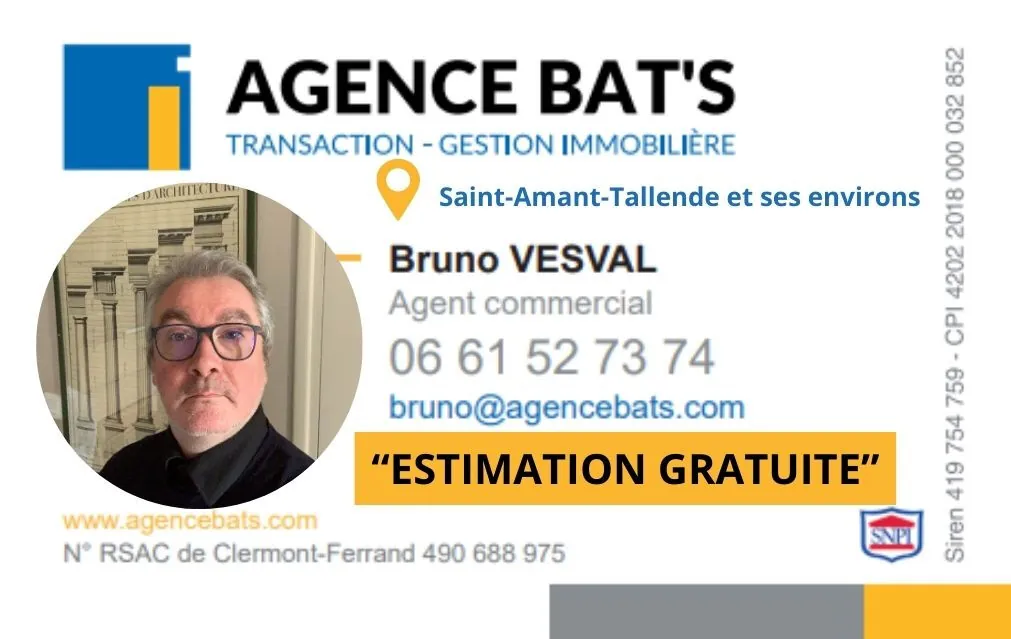 Charmante maison de village à Saint-Amant-Tallende de 51 m² avec garage 