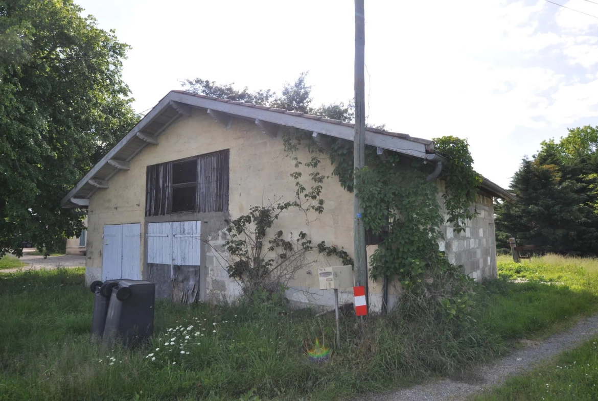 Maison à vendre à Capian - 101 m² avec dépendance et grand terrain 