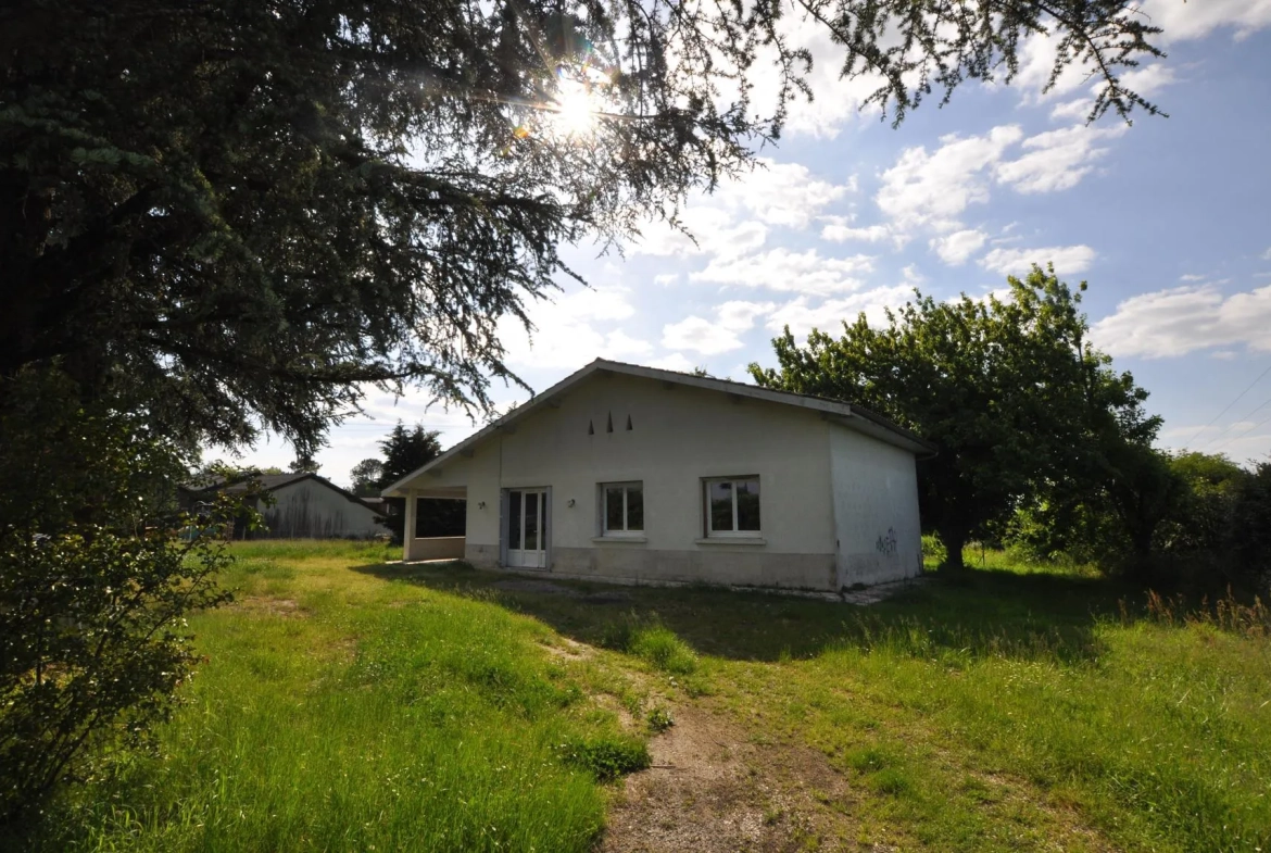 Maison à vendre à Capian - 101 m² avec dépendance et grand terrain 