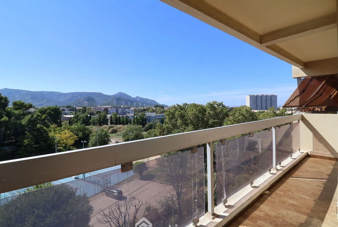 Appartement 3 pièces à vendre à Mazargues, Marseille, avec terrasse et garage 
