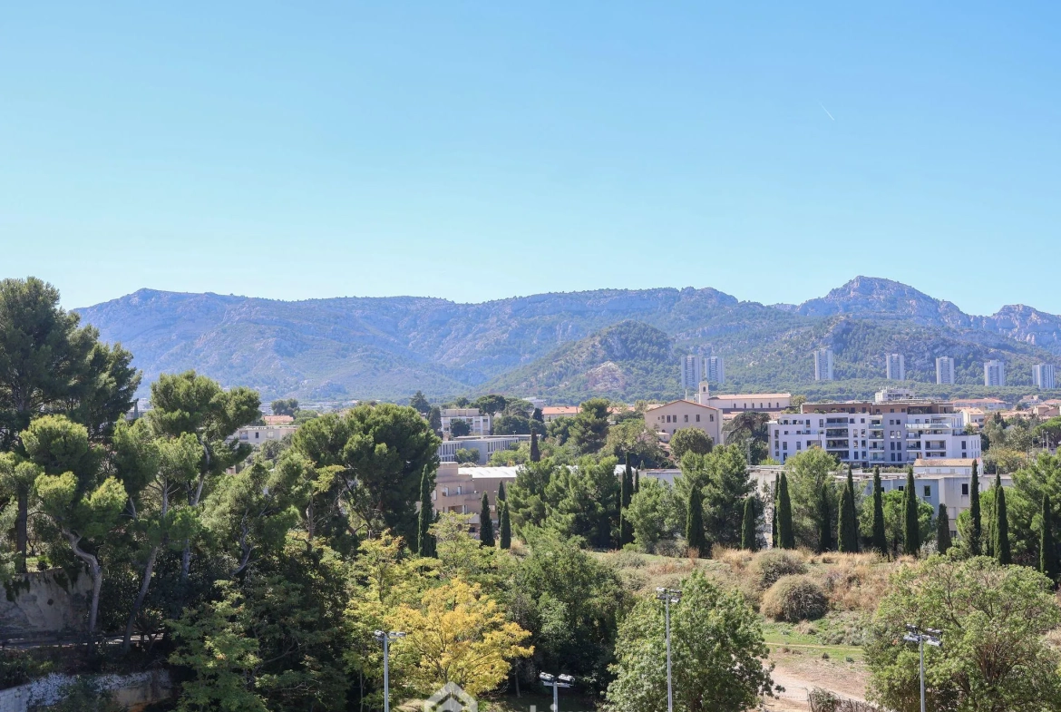 Appartement 3 pièces à vendre à Mazargues, Marseille, avec terrasse et garage 