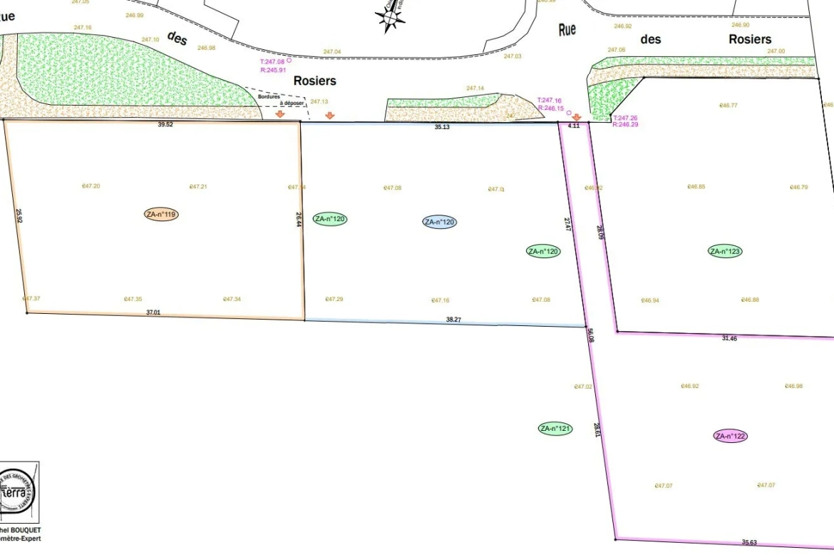 Terrains viabilisés à Baudreix avec vue Pyrénées – Construction facile 