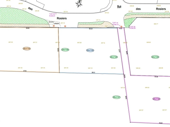 Terrains viabilisés à Baudreix avec vue Pyrénées – Construction facile