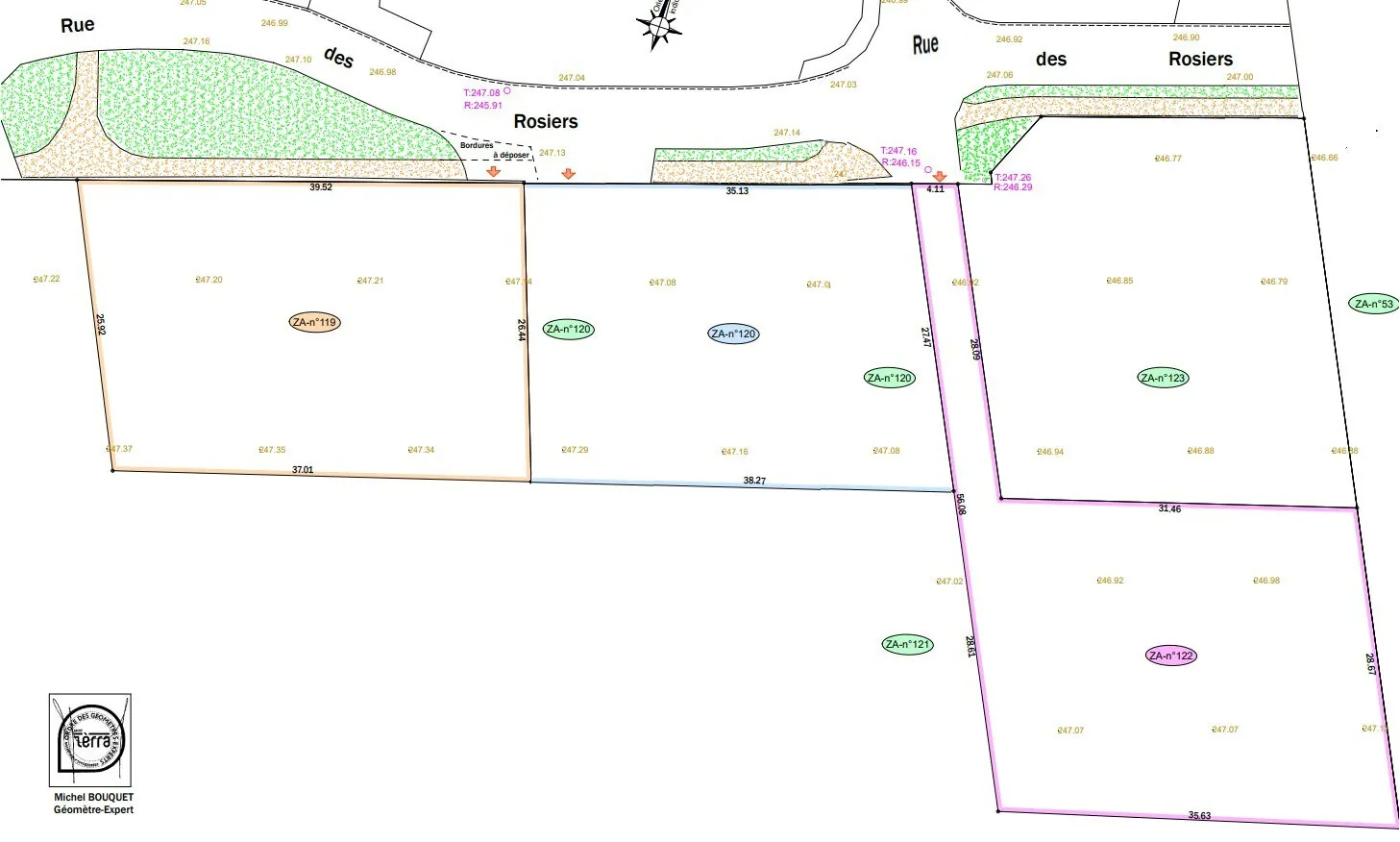 Terrains viabilisés à Baudreix avec vue Pyrénées – Construction facile 