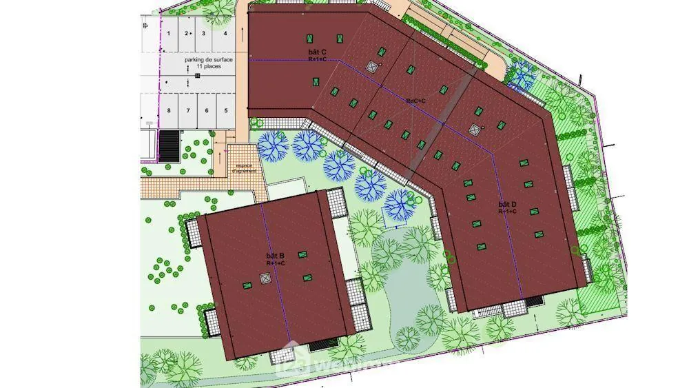 Appartement T2 avec terrasse et parking à Vitrolles 