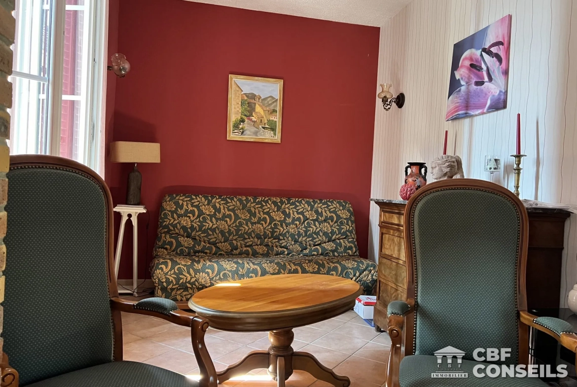 Maison ancienne de 110 m² avec terrasse et jardin au Creusot – Idéal famille 