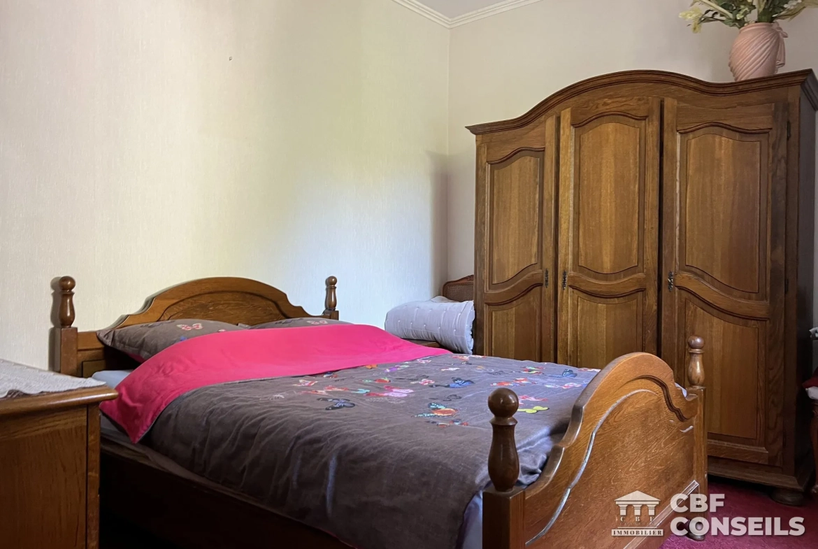 Maison ancienne de 110 m² avec terrasse et jardin au Creusot – Idéal famille 