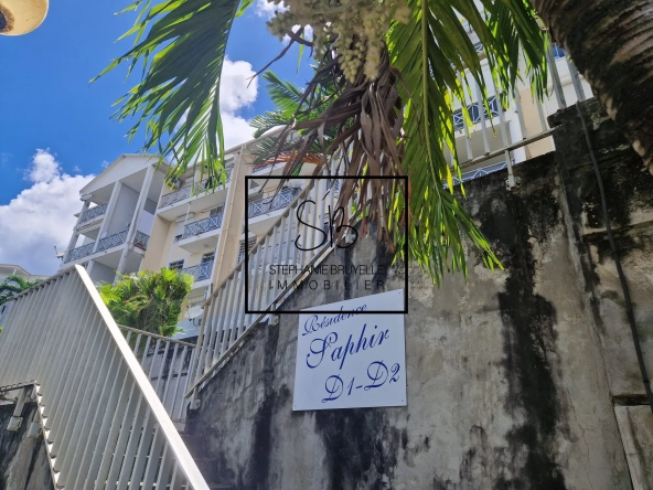 Studio à Fort-de-France avec rentabilité de 8%, surface de 19,21 m², terrasse et parking