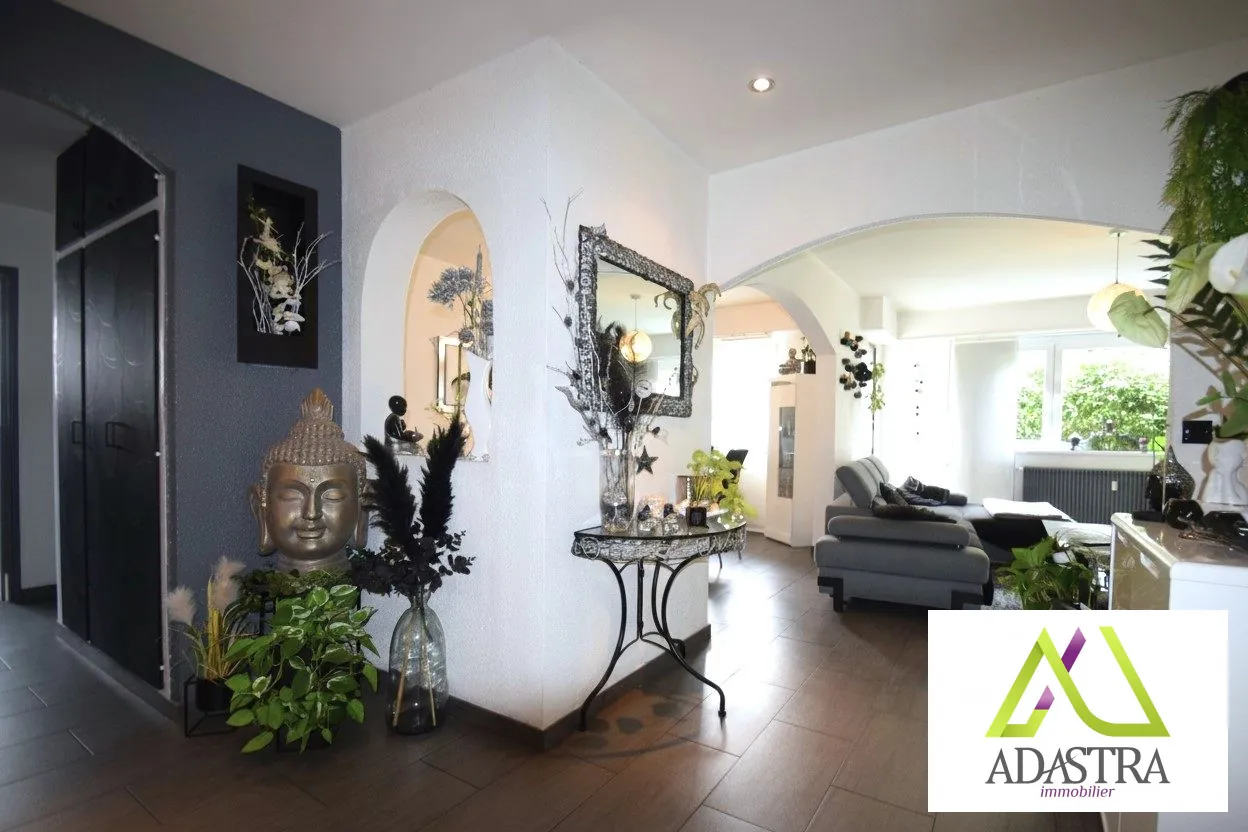 Magnifique appartement traversant 81,30 m² à Guebwiller avec terrasse et garage 