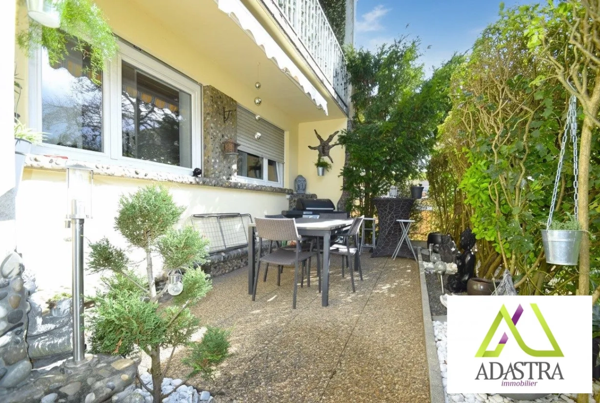 Magnifique appartement traversant 81,30 m² à Guebwiller avec terrasse et garage 