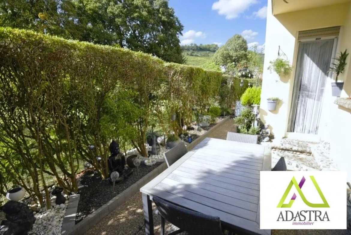 Magnifique appartement traversant 81,30 m² à Guebwiller avec terrasse et garage 