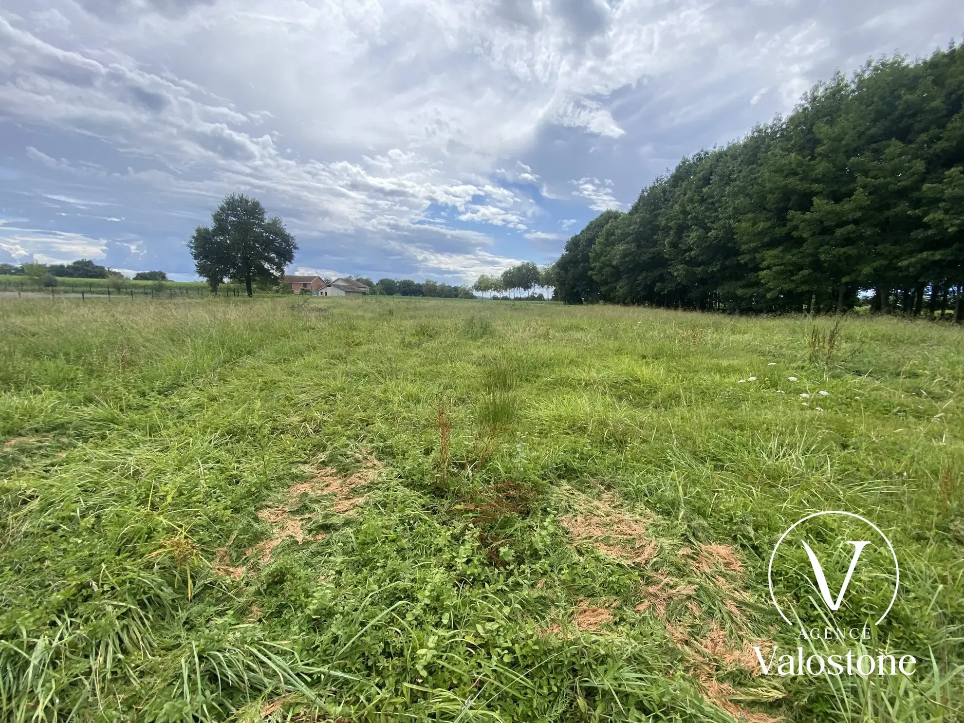 Terrain constructible de 3700 m² à Aubagnan, environnement calme et proche de la nature 