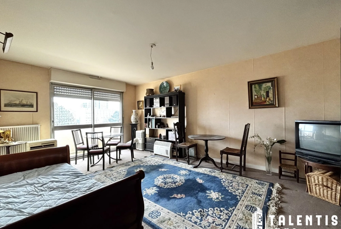 Studio à vendre à Nantes Beaulieu de 32 m² avec balcon et garage - Investissement idéal 