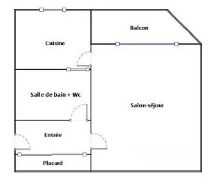 Studio à vendre à Nantes Beaulieu de 32 m² avec balcon et garage - Investissement idéal 