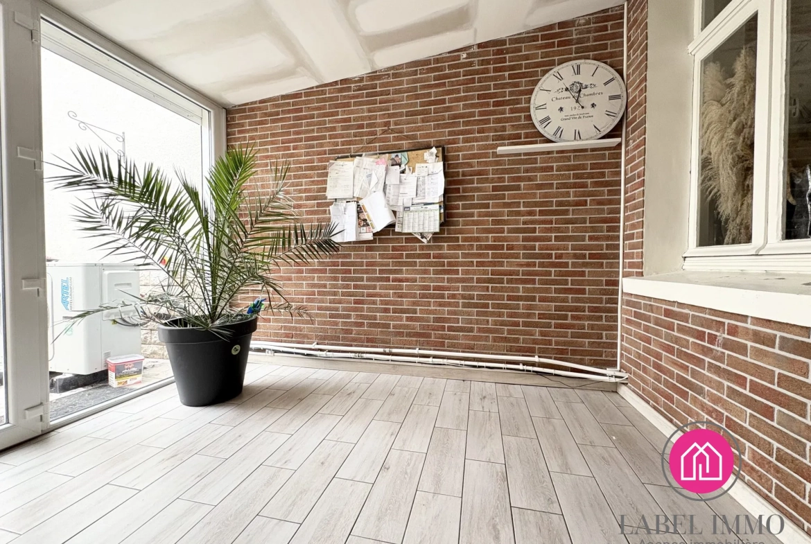 Maison semi-individuelle à Somain avec jardin, 3 chambres, proche commodités 