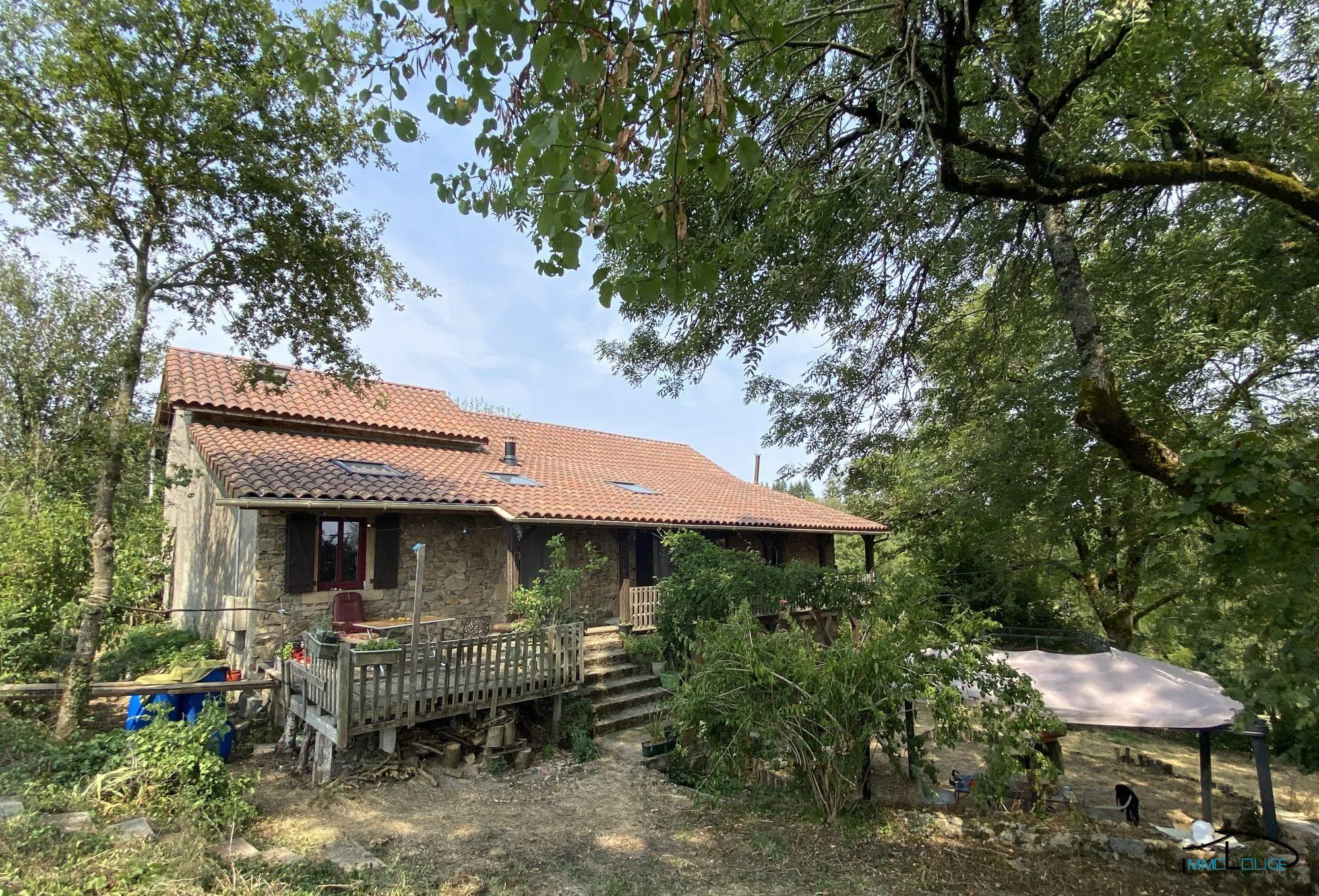 Maison individuelle avec grange attenante proche de Montbazens 