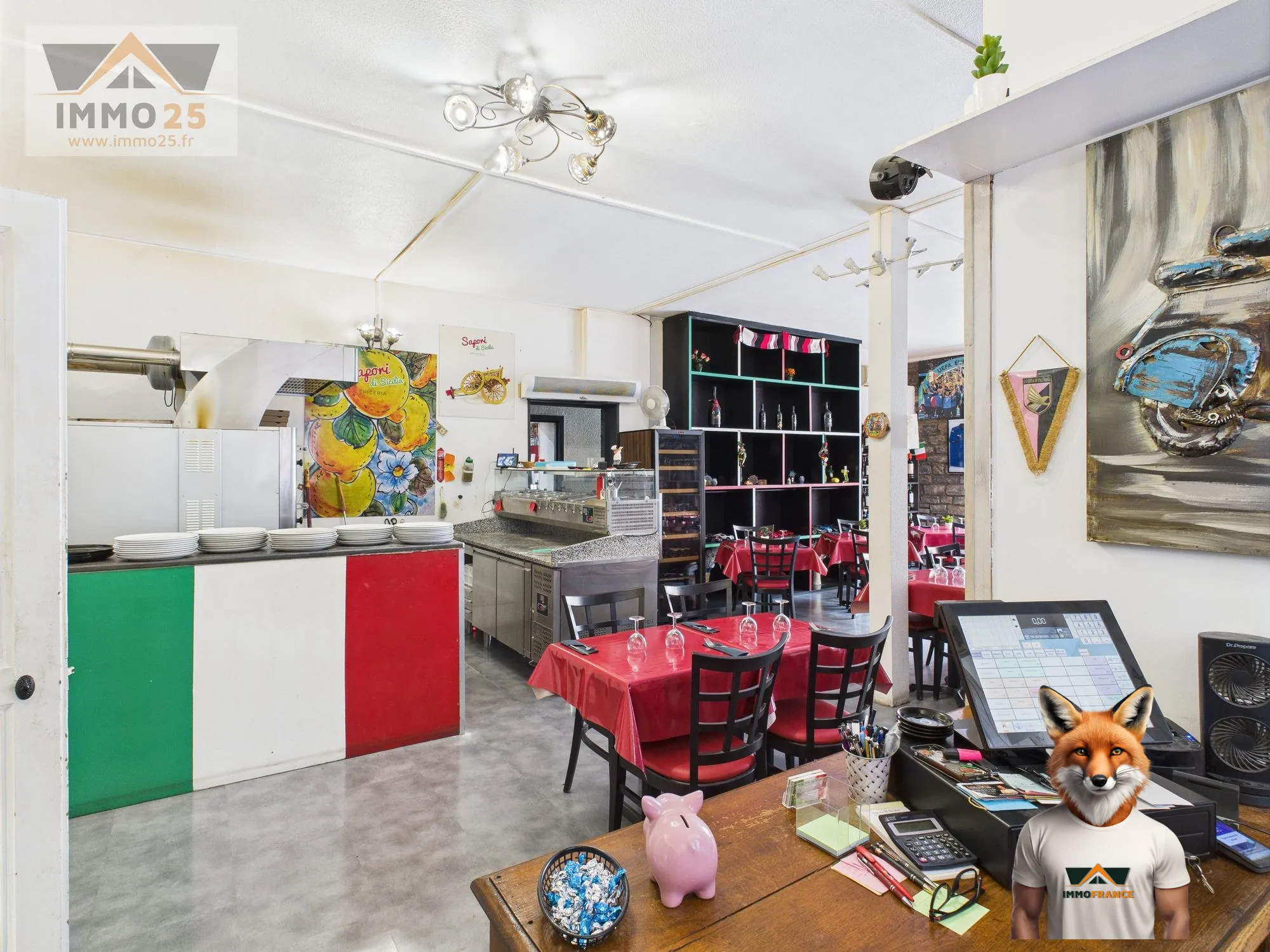 Fonds de commerce à vendre à Besançon - Restauration avec terrasse et parking 