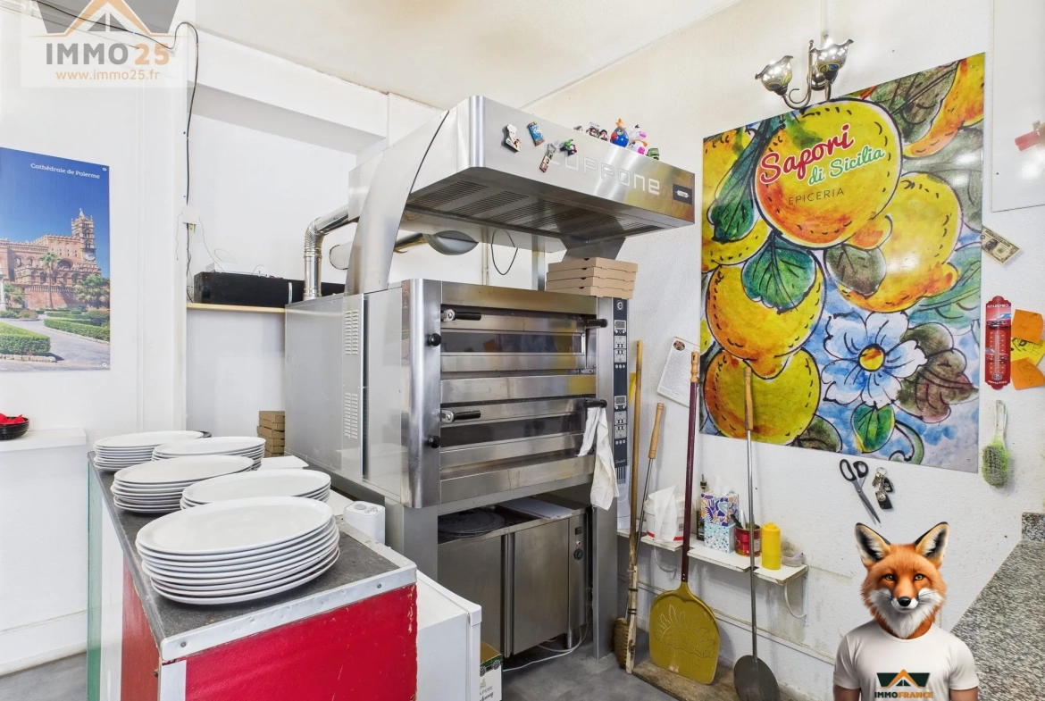 Fonds de commerce à vendre à Besançon - Restauration avec terrasse et parking 