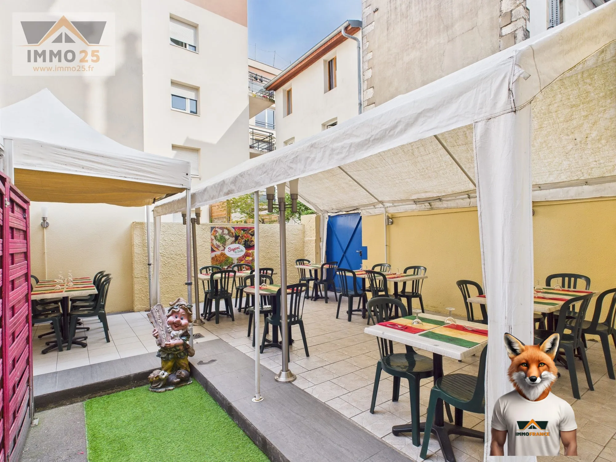 Fonds de commerce à vendre à Besançon - Restauration avec terrasse et parking 