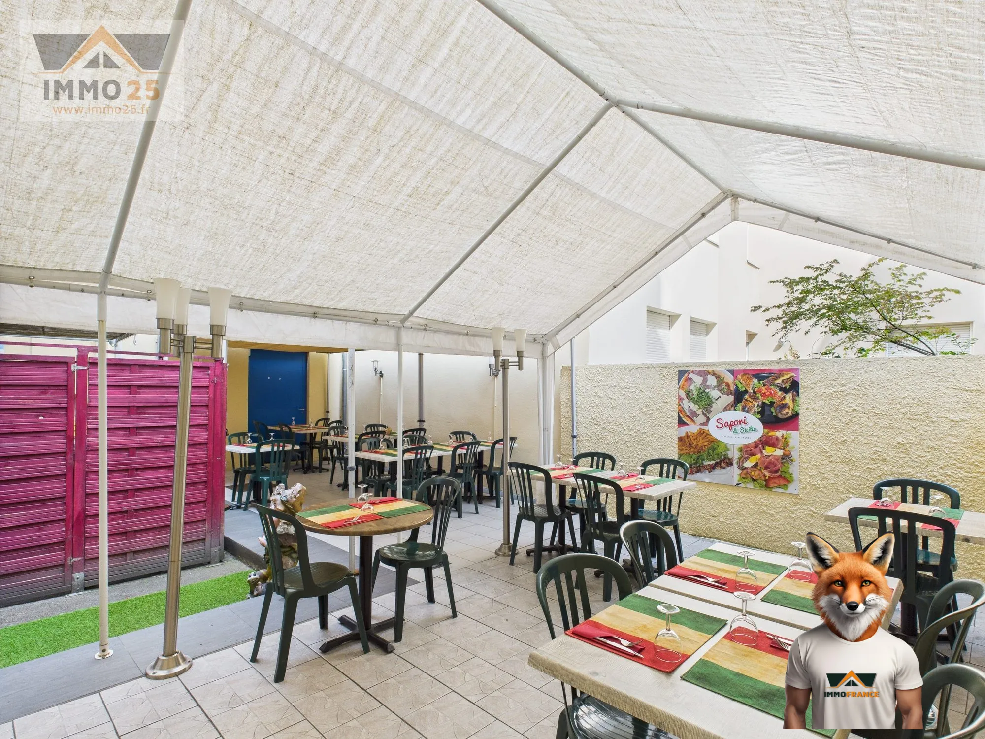 Fonds de commerce à vendre à Besançon - Restauration avec terrasse et parking 
