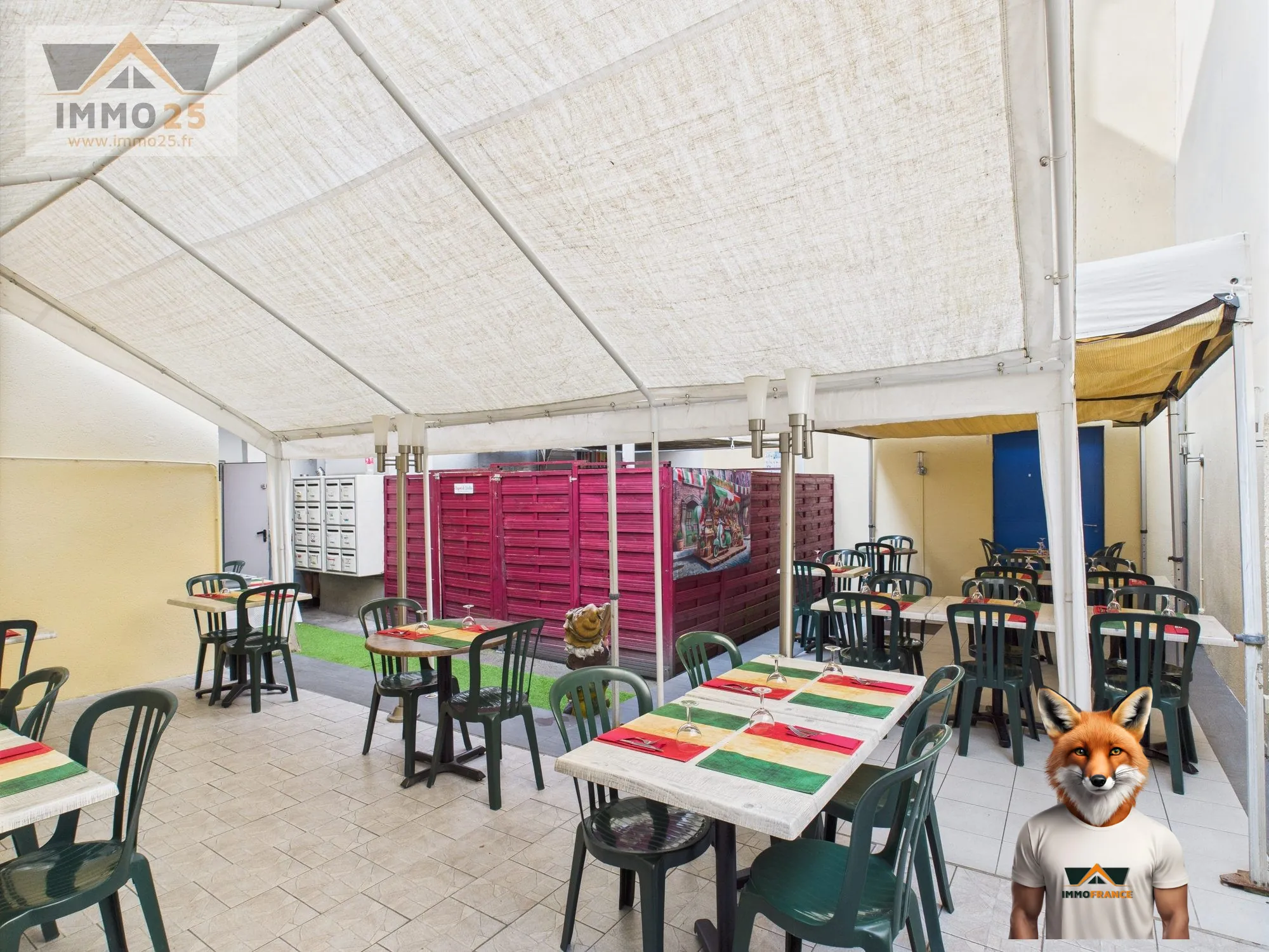 Fonds de commerce à vendre à Besançon - Restauration avec terrasse et parking 