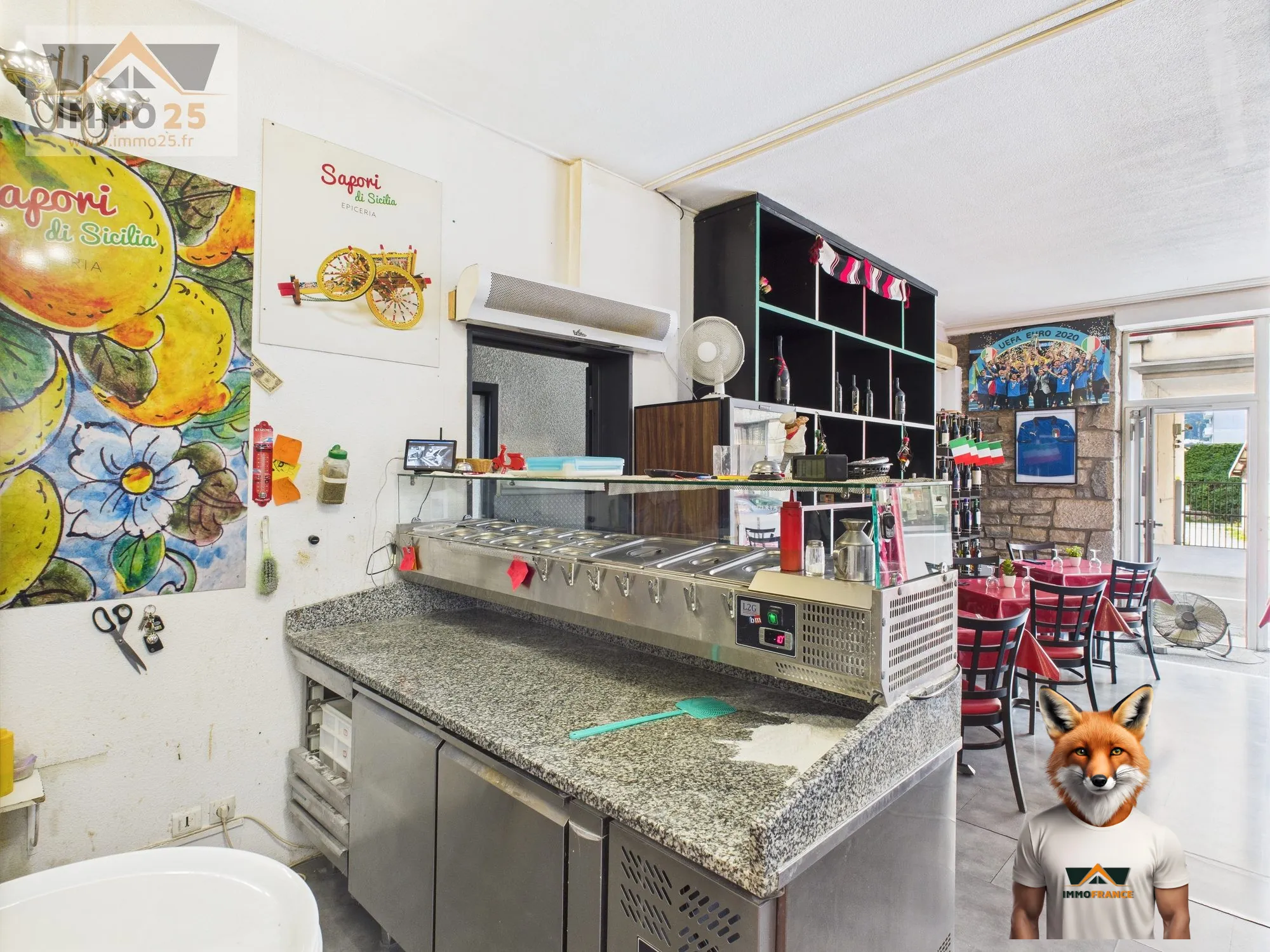 Fonds de commerce à vendre à Besançon - Restauration avec terrasse et parking 