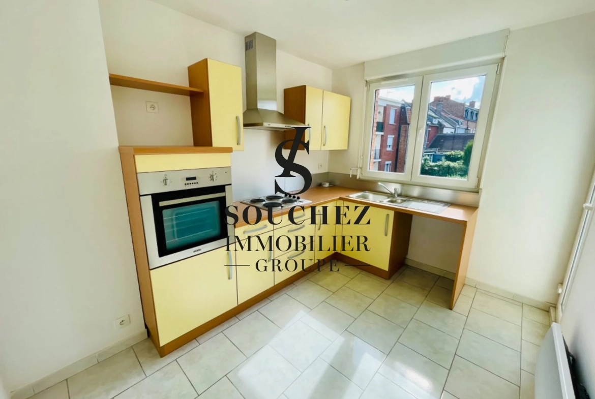 Appartement lumineux avec garage et cave à Lens - Secteur calme 