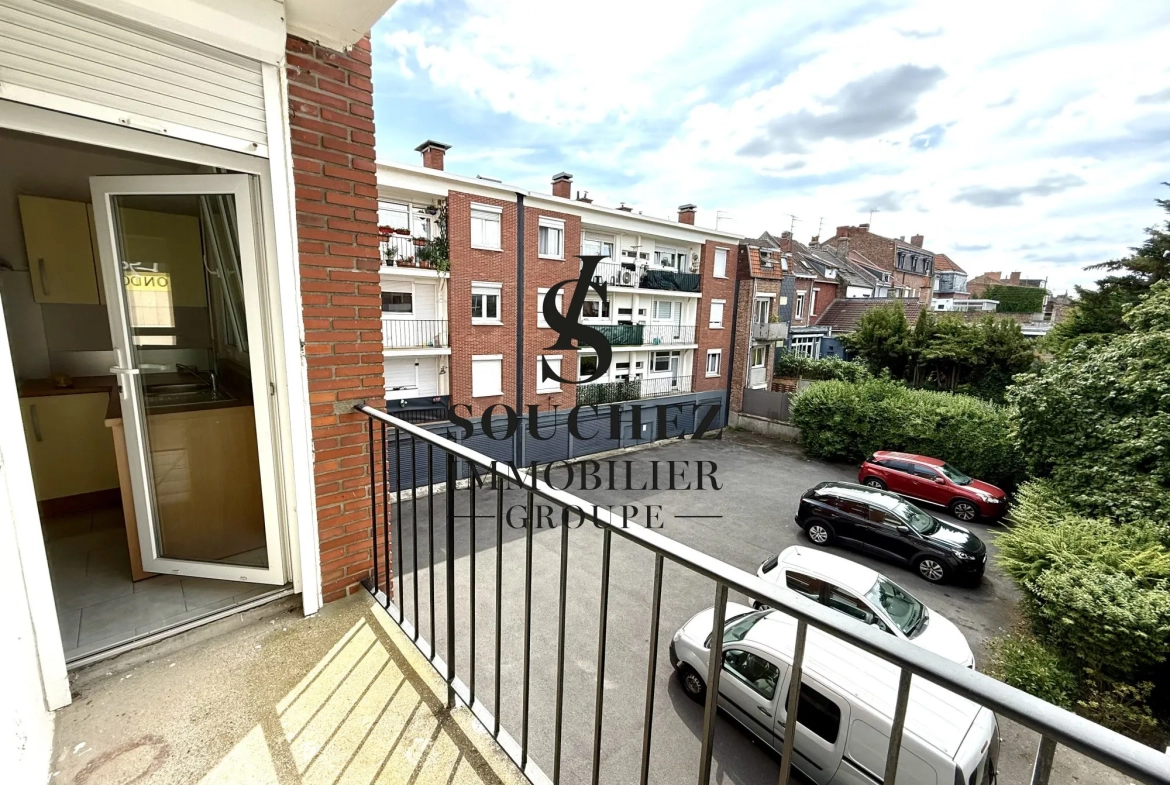 Appartement lumineux avec garage et cave à Lens - Secteur calme 