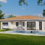 Villa neuve 3 chambres à Vonnas, terrain de 1300 m², livraison 2025