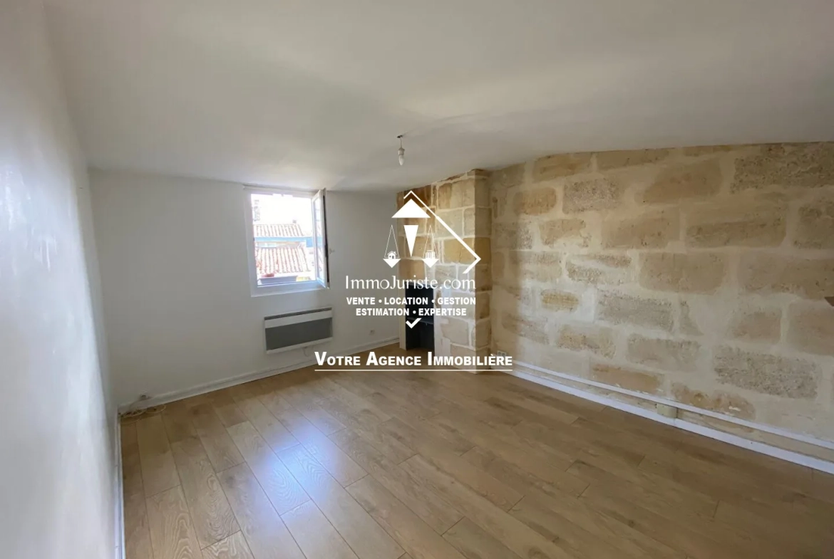 Appartement 2 pièces à Bordeaux Mériadeck avec combles aménageables 