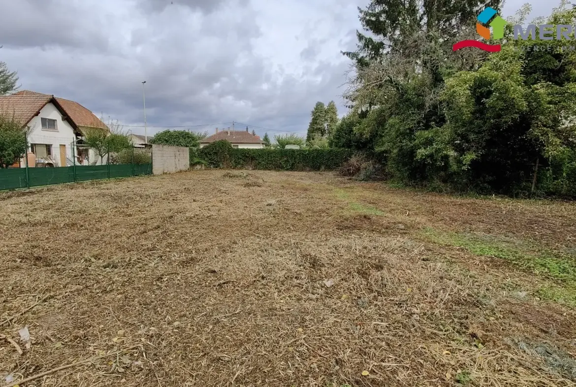 A vendre terrain constructible à Kolbsheim - 300 m², viabilisé, vue nature 