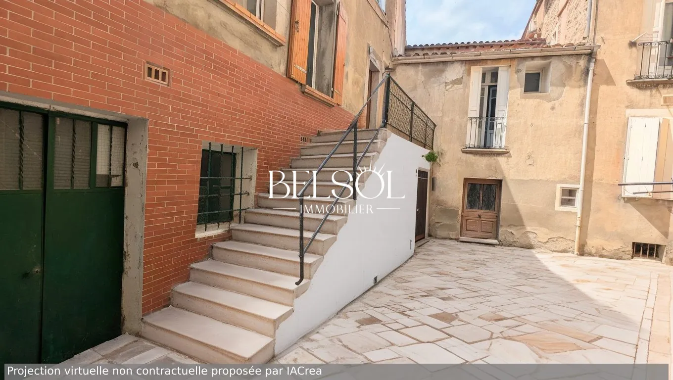Maison de village à Prades avec potentiel locatif, T4 ou deux logements T3 et Studio 