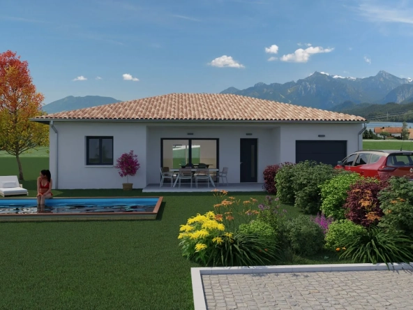 Construction Villa Moderne 4 Chambres à Lugny avec Vue Vignes
