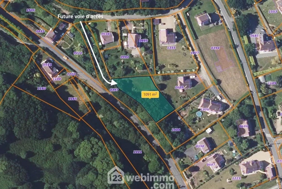 Terrain constructible de 1091 m² à vendre à Trédrez-Locquémeau – Emplacement idéal proche de la mer 