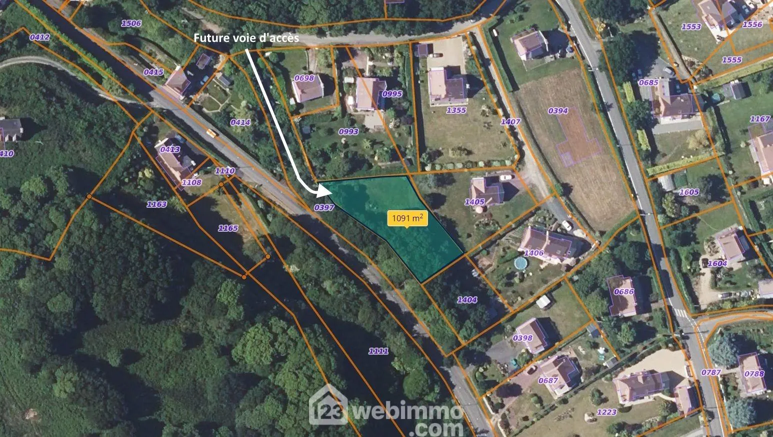 Terrain constructible de 1091 m² à vendre à Trédrez-Locquémeau – Emplacement idéal proche de la mer 