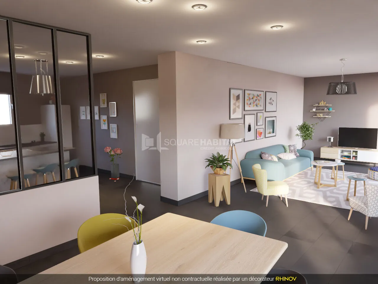 Appartements à vendre à Gap - T3 rénové avec balcon et garantie revente 