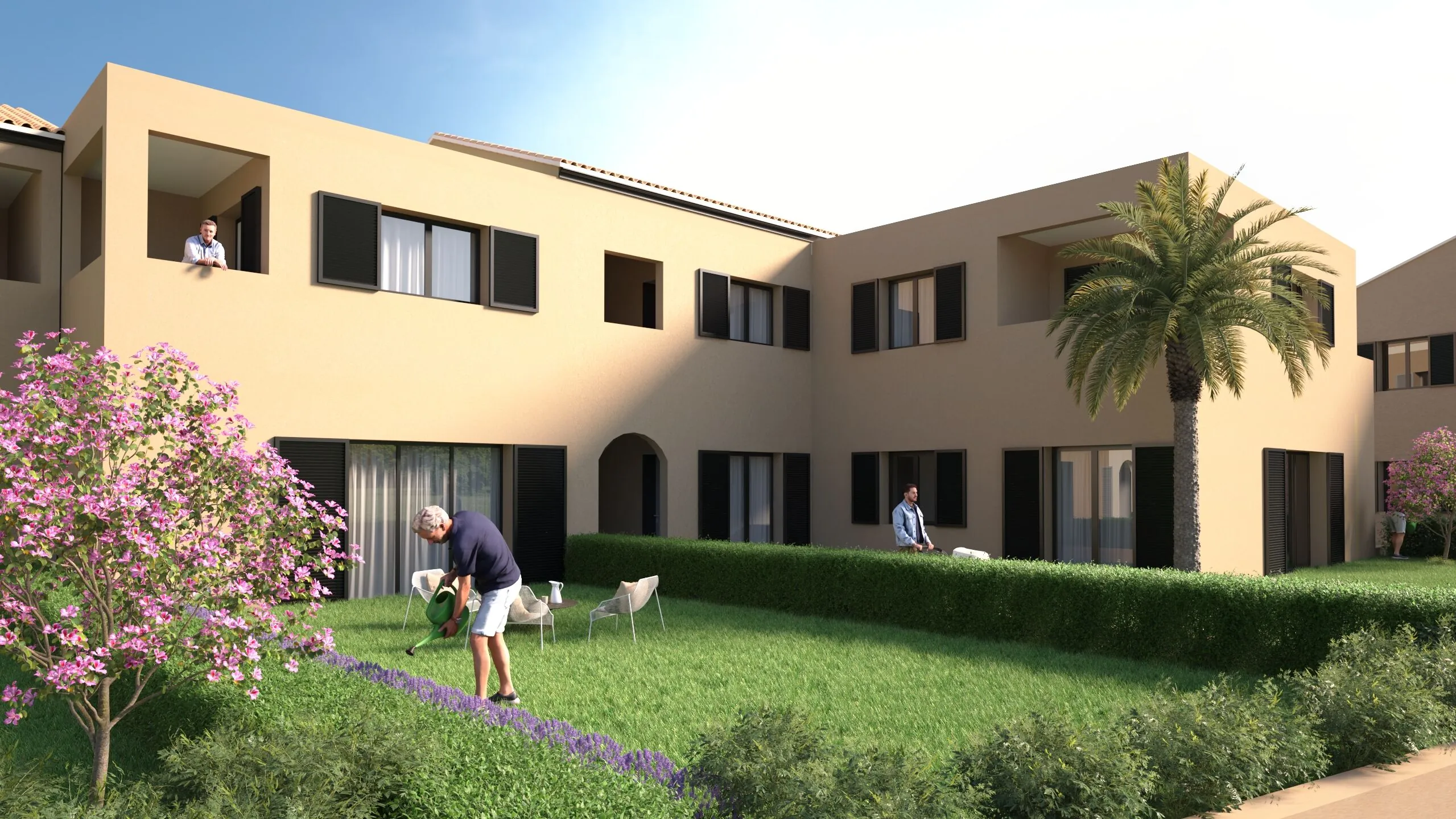 Appartement 2 pièces avec jardin privé à Lumio proche de la mer 