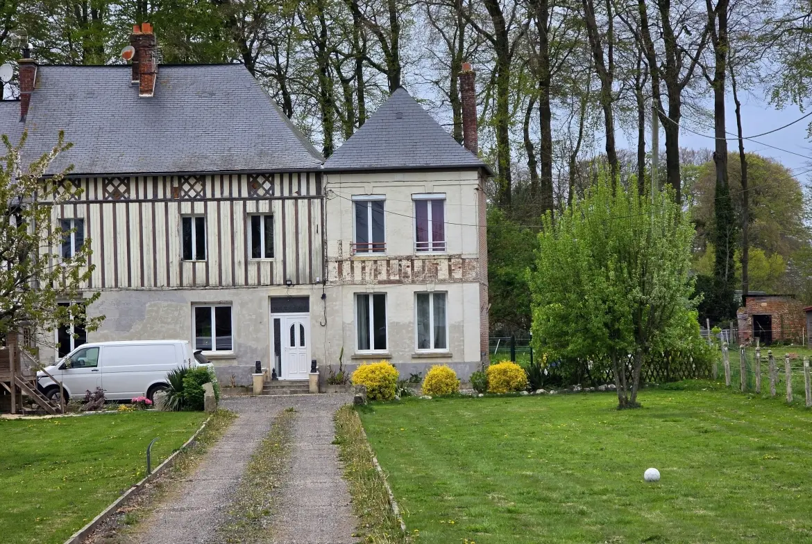 Superbe maison de caractère avec bâtiments à vendre à la campagne près de Goderville 