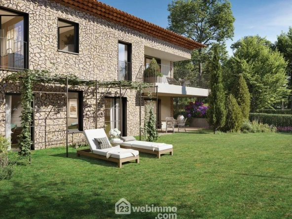 Appartement neuf à Éguilles avec terrasse, jardin privatif et parking, proche Aix-en-Provence