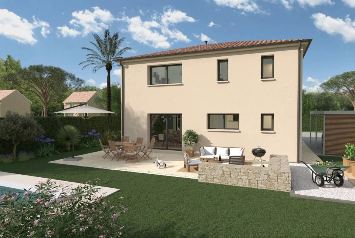 Maison neuve avec 4 chambres à Préchac - Construction personnalisable 