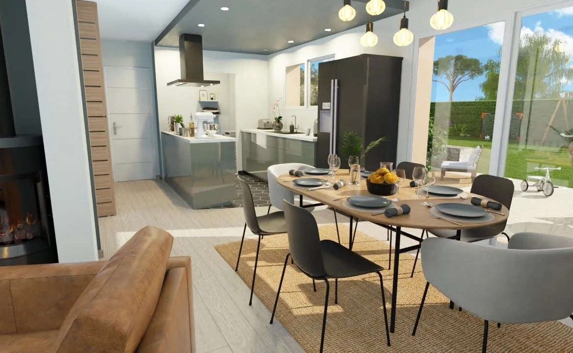 Maison neuve avec 4 chambres à Préchac - Construction personnalisable 