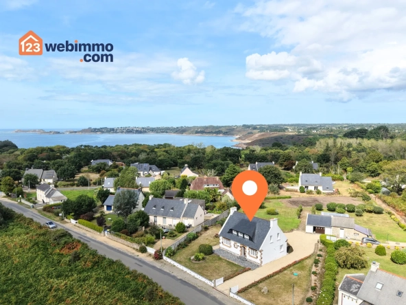 Maison néo-bretonne de 135 m² à Tredrez-Locquemeau proche plage