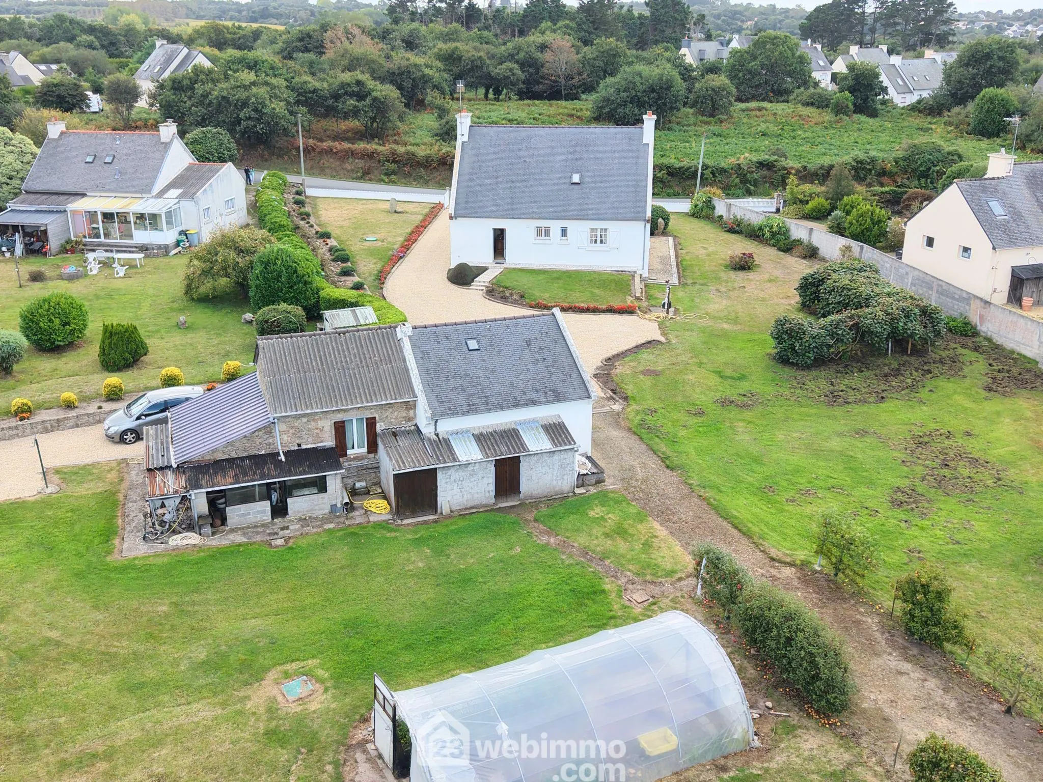 Maison néo-bretonne de 135 m² à Tredrez-Locquemeau proche plage 