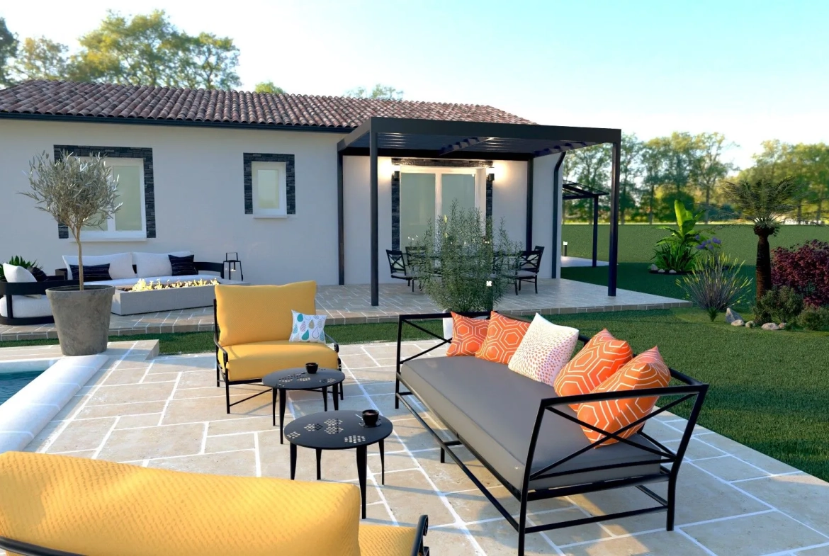 Maison individuelle de 66 m² avec 2 chambres dans le Sud-Ouest 
